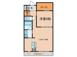 ソレイユ徳川の物件間取画像